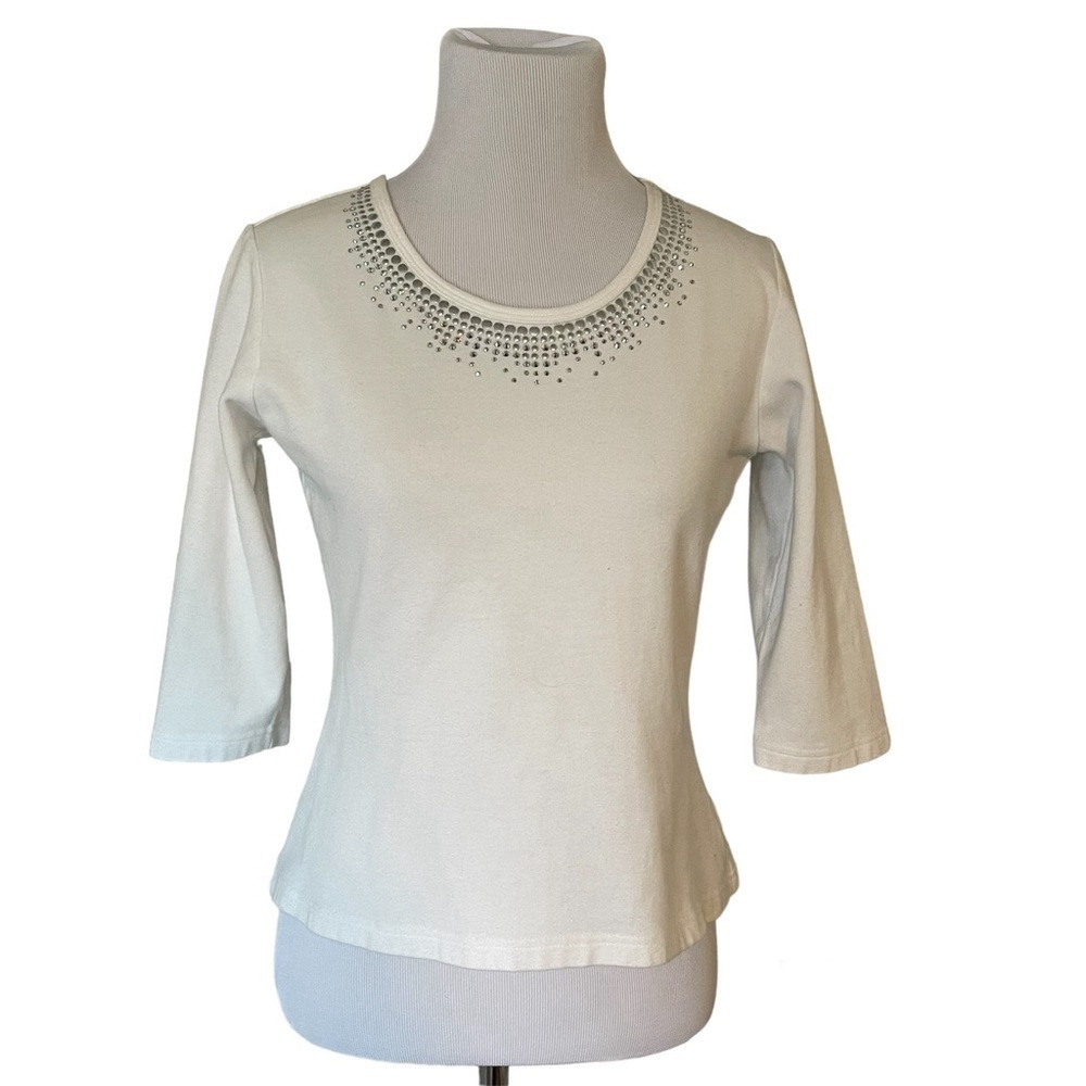 Christine Alexander White Top